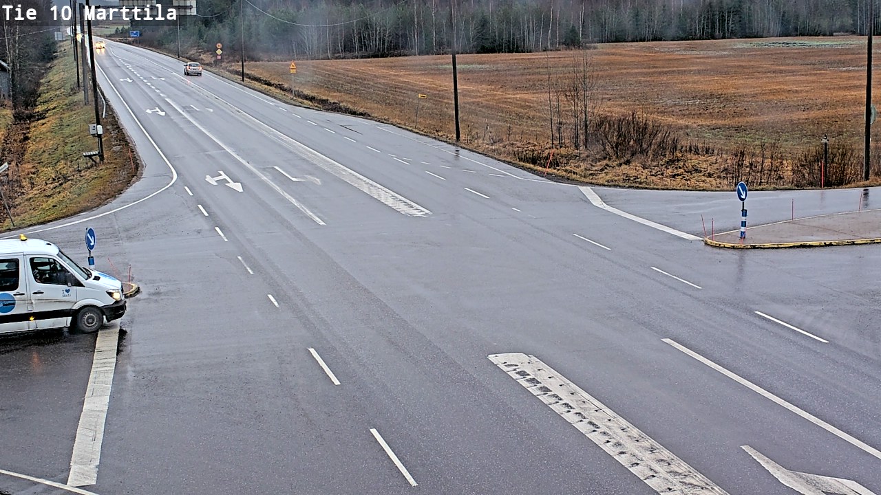 Weather Camera Image Väg 10 S:t Mårtens, Marttila, Varsinais-Suomi