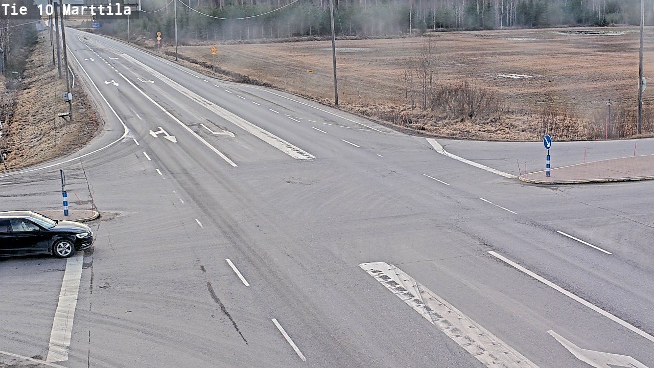 Weather Camera Image Väg 10 S:t Mårtens, Marttila, Varsinais-Suomi