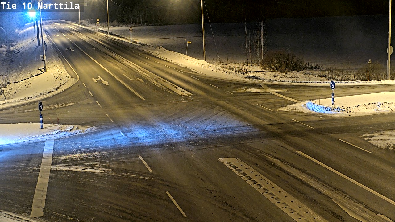 Weather Camera Image Väg 10 S:t Mårtens, Marttila, Varsinais-Suomi