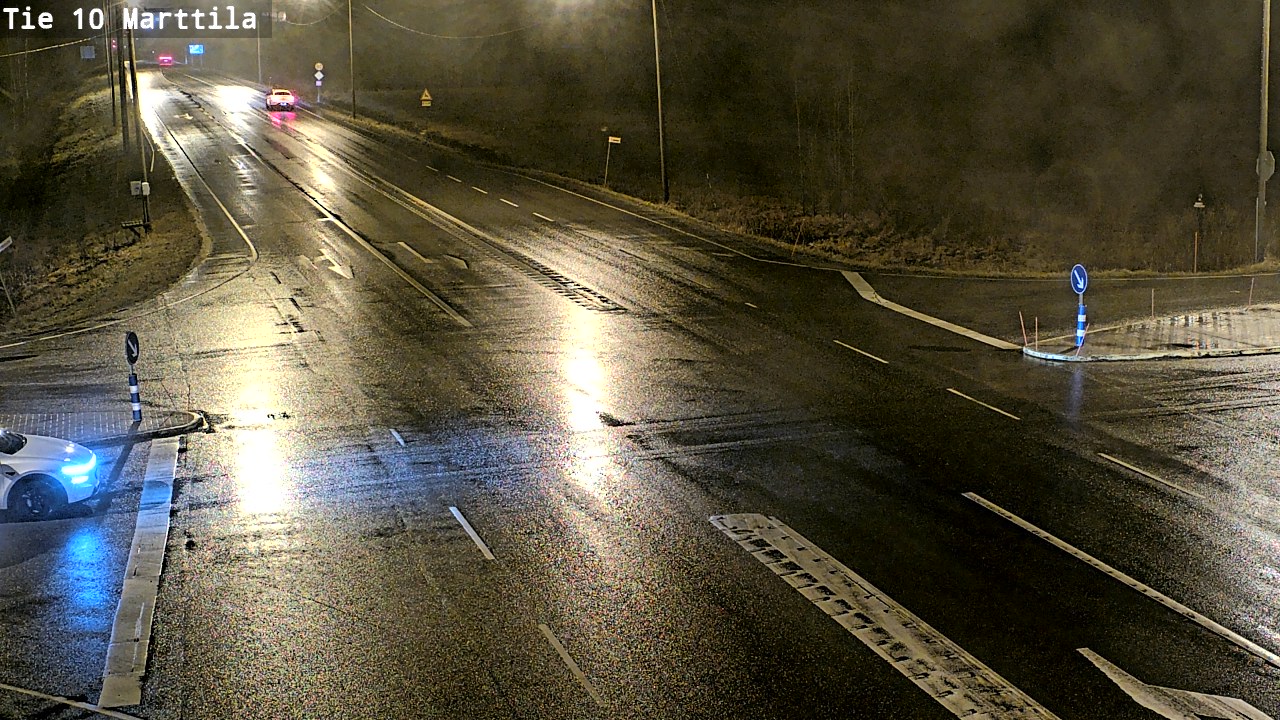 Weather Camera Image Väg 10 S:t Mårtens, Marttila, Varsinais-Suomi