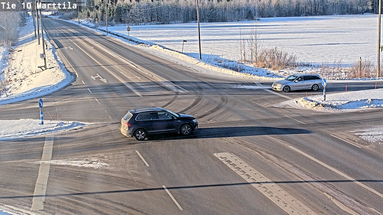 Weather Camera Image Väg 10 S:t Mårtens, Marttila, Varsinais-Suomi
