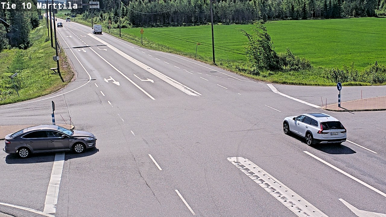 Weather Camera Image Road 10 Marttila, Marttila, Varsinais-Suomi