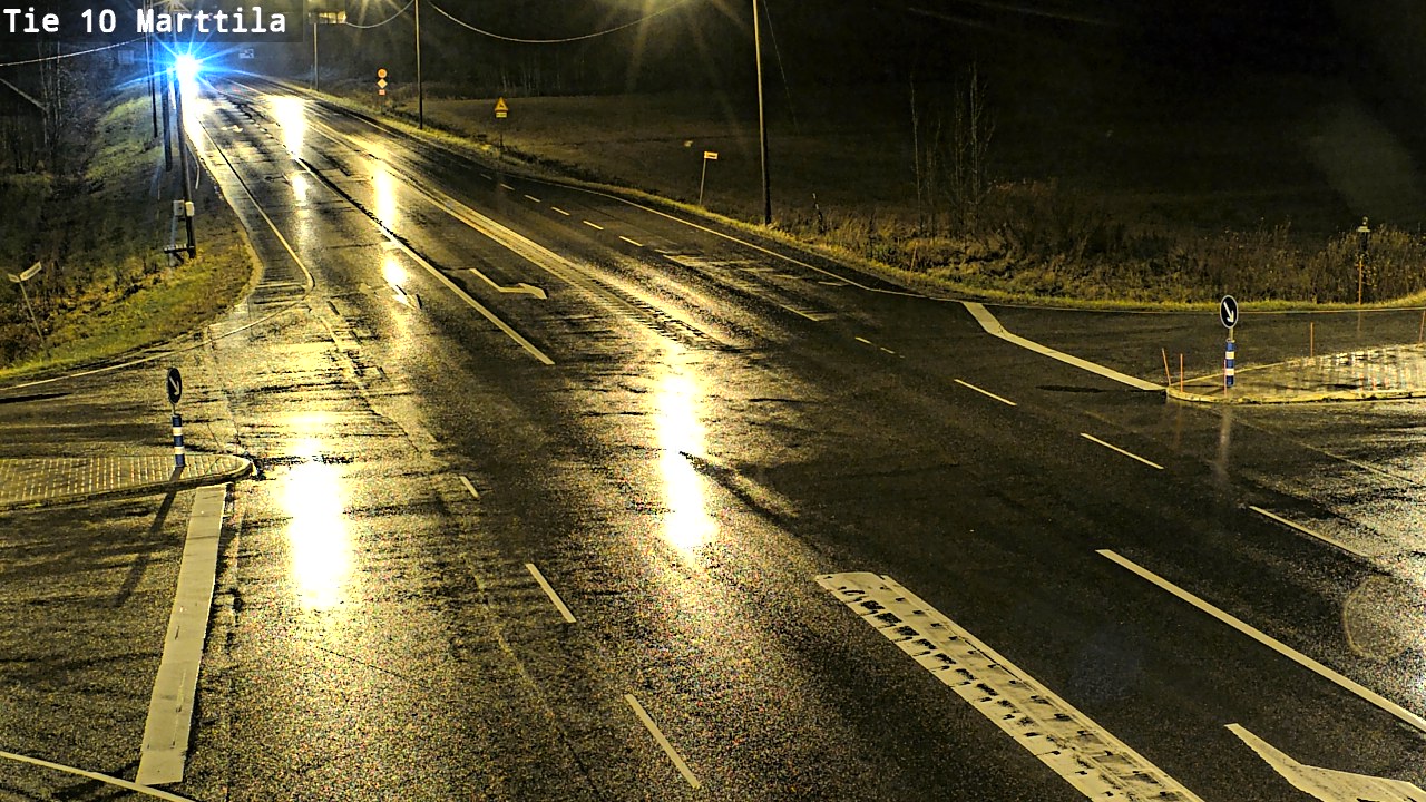 Weather Camera Image Väg 10 S:t Mårtens, Marttila, Varsinais-Suomi