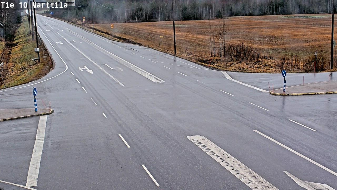 Weather Camera Image Väg 10 S:t Mårtens, Marttila, Varsinais-Suomi