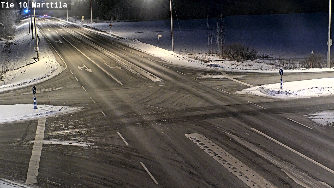 Weather Camera Image Väg 10 S:t Mårtens, Marttila, Varsinais-Suomi