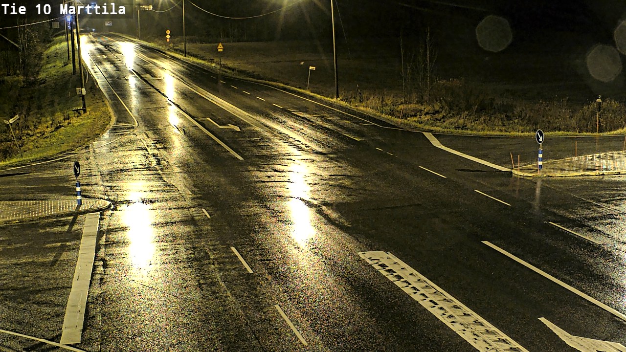Weather Camera Image Väg 10 S:t Mårtens, Marttila, Varsinais-Suomi