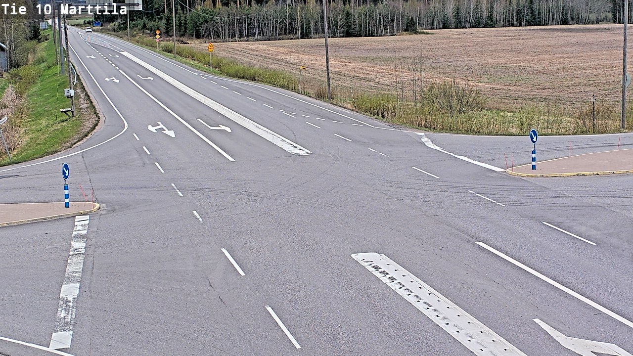 Weather Camera Image Road 10 Marttila, Marttila, Varsinais-Suomi