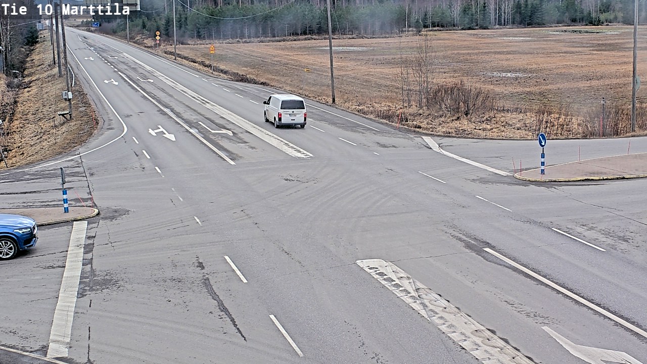 Weather Camera Image Väg 10 S:t Mårtens, Marttila, Varsinais-Suomi