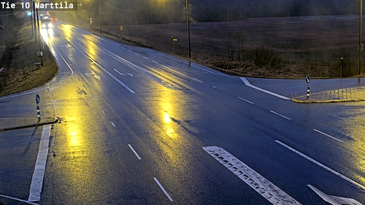 Weather Camera Image Väg 10 S:t Mårtens, Marttila, Varsinais-Suomi