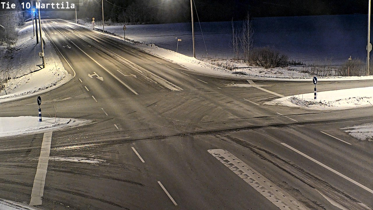 Weather Camera Image Road 10 Marttila, Marttila, Varsinais-Suomi