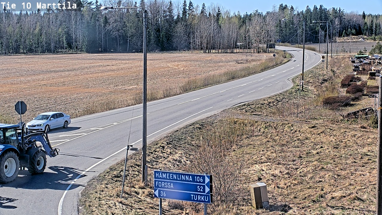 Kelikamerat Kuva Tie 10 Marttila, Marttila, Varsinais-Suomi