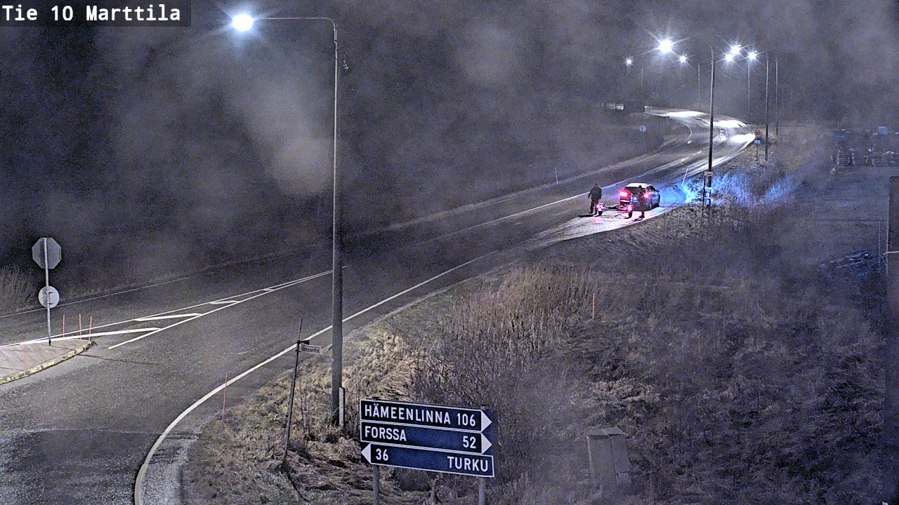 Weather Camera Image Väg 10 S:t Mårtens, Marttila, Varsinais-Suomi