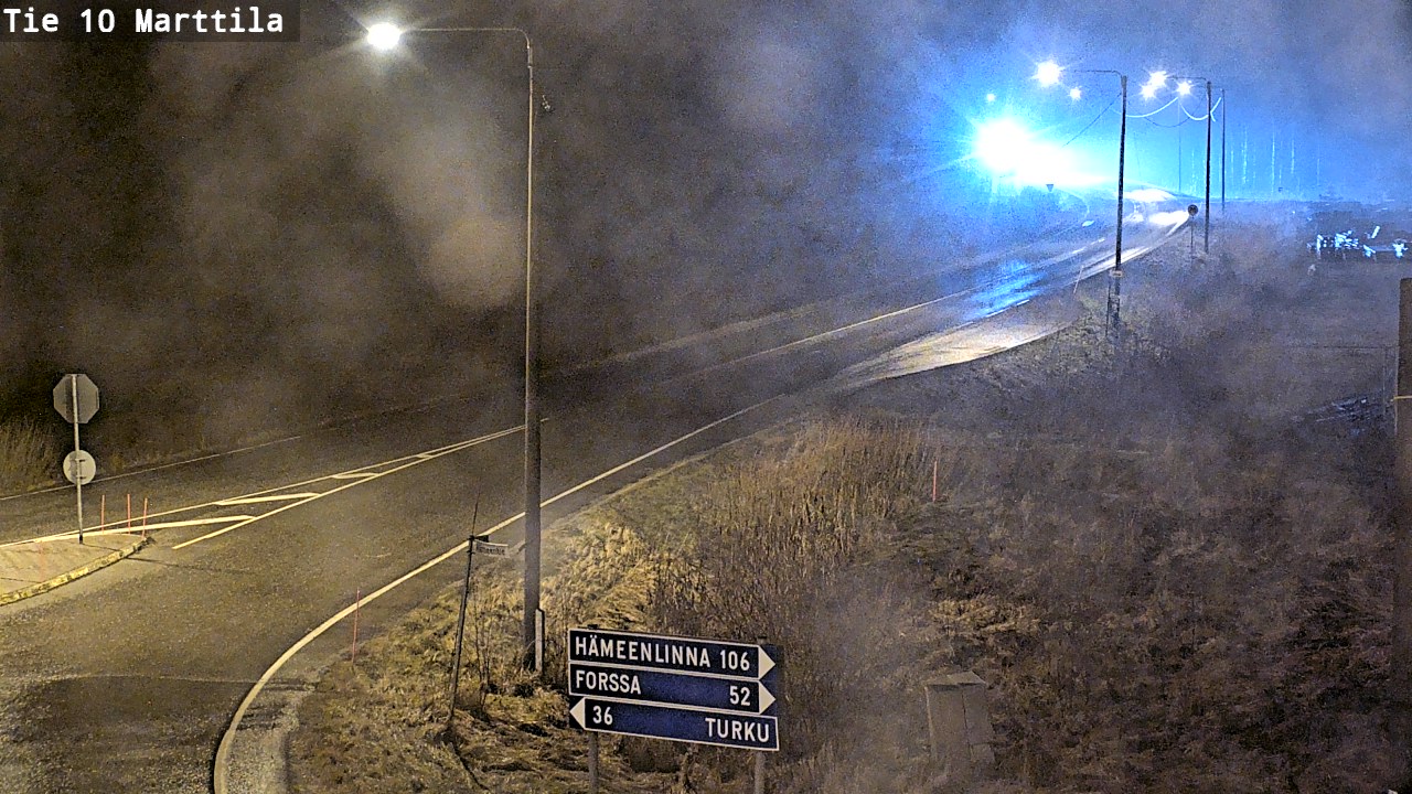 Weather Camera Image Väg 10 S:t Mårtens, Marttila, Varsinais-Suomi