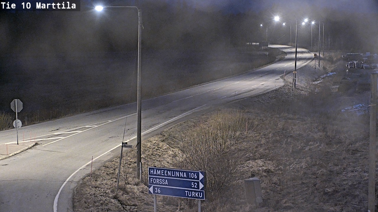 Weather Camera Image Road 10 Marttila, Marttila, Varsinais-Suomi