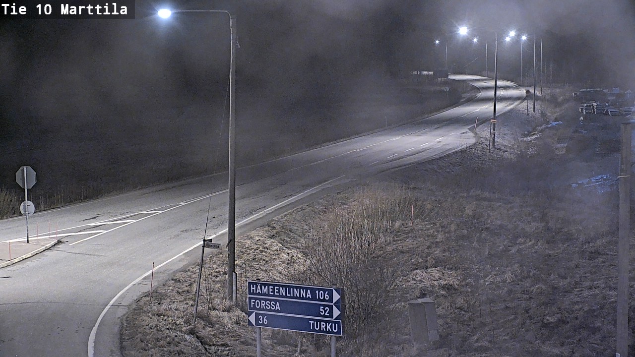 Weather Camera Image Road 10 Marttila, Marttila, Varsinais-Suomi