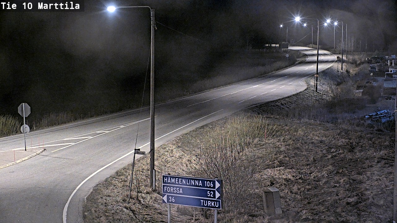 Weather Camera Image Road 10 Marttila, Marttila, Varsinais-Suomi