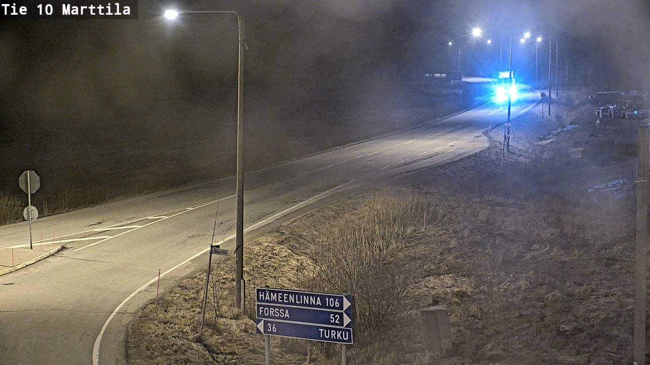 Weather Camera Image Road 10 Marttila, Marttila, Varsinais-Suomi