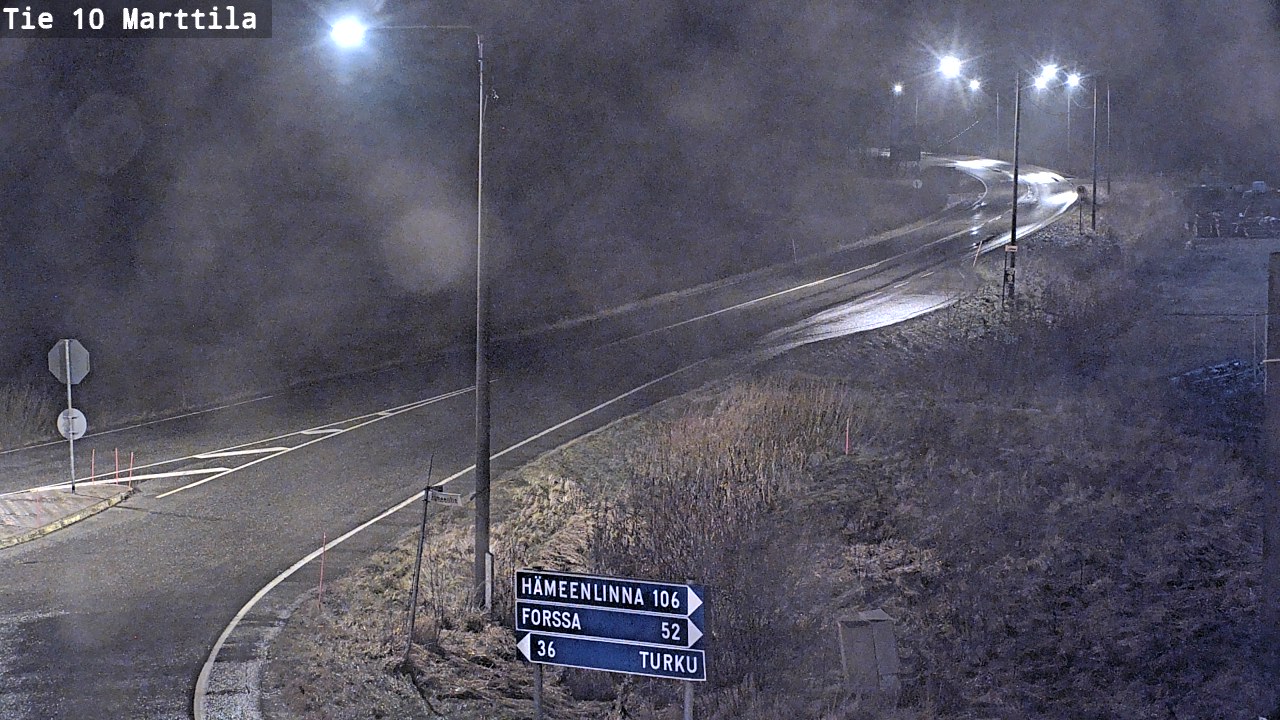 Weather Camera Image Väg 10 S:t Mårtens, Marttila, Varsinais-Suomi