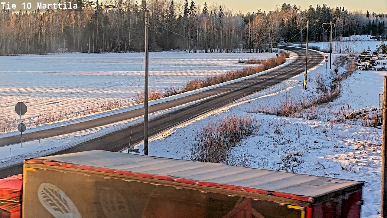 Weather Camera Image Väg 10 S:t Mårtens, Marttila, Varsinais-Suomi