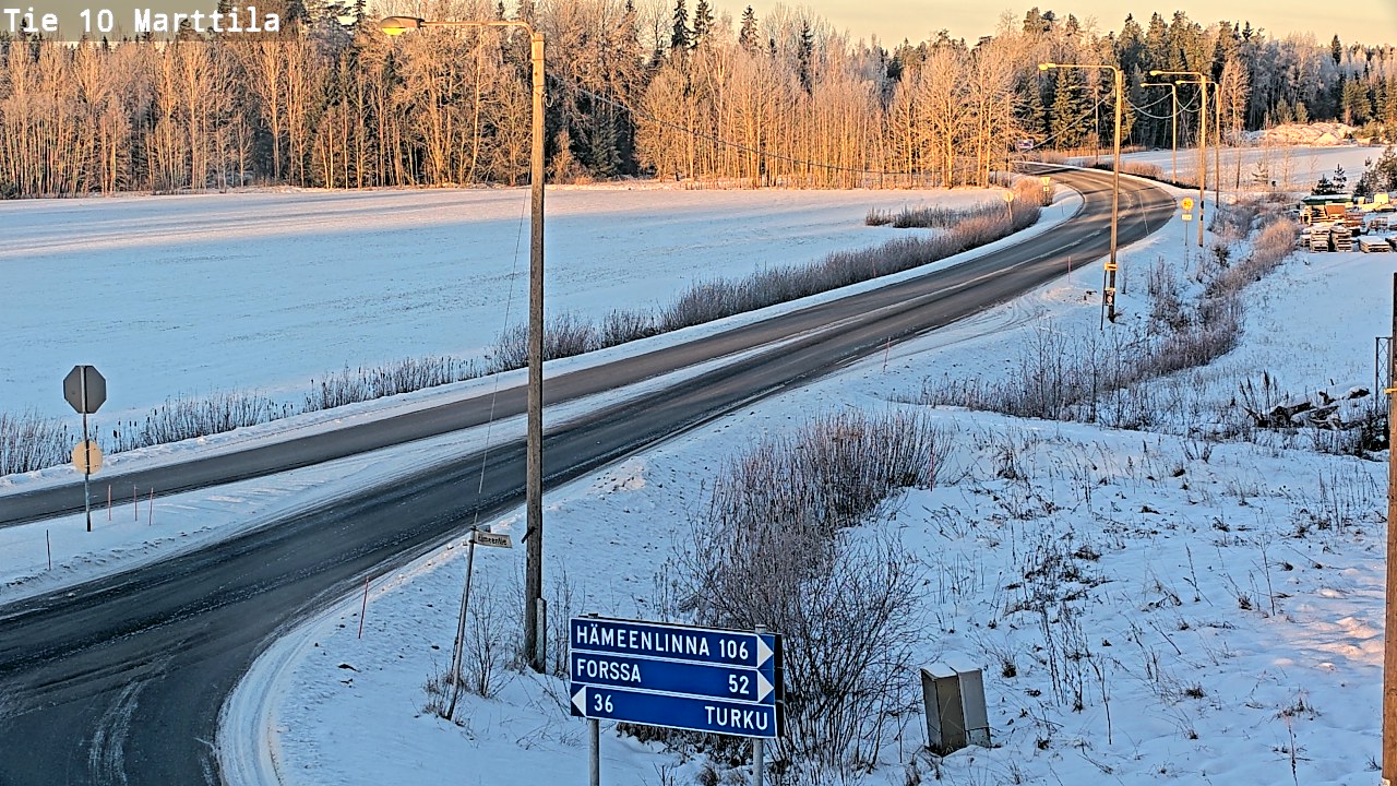 Weather Camera Image Road 10 Marttila, Marttila, Varsinais-Suomi