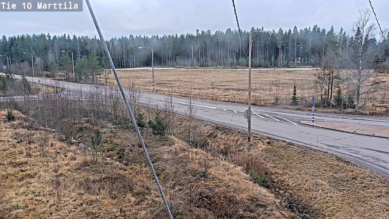 Weather Camera Image Väg 10 S:t Mårtens, Marttila, Varsinais-Suomi