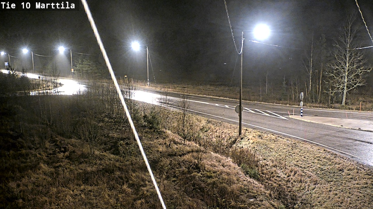 Weather Camera Image Väg 10 S:t Mårtens, Marttila, Varsinais-Suomi