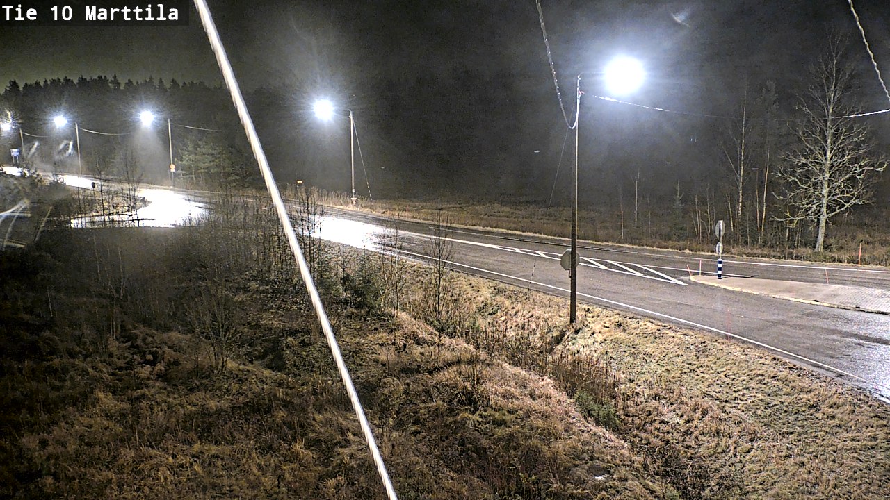 Weather Camera Image Väg 10 S:t Mårtens, Marttila, Varsinais-Suomi