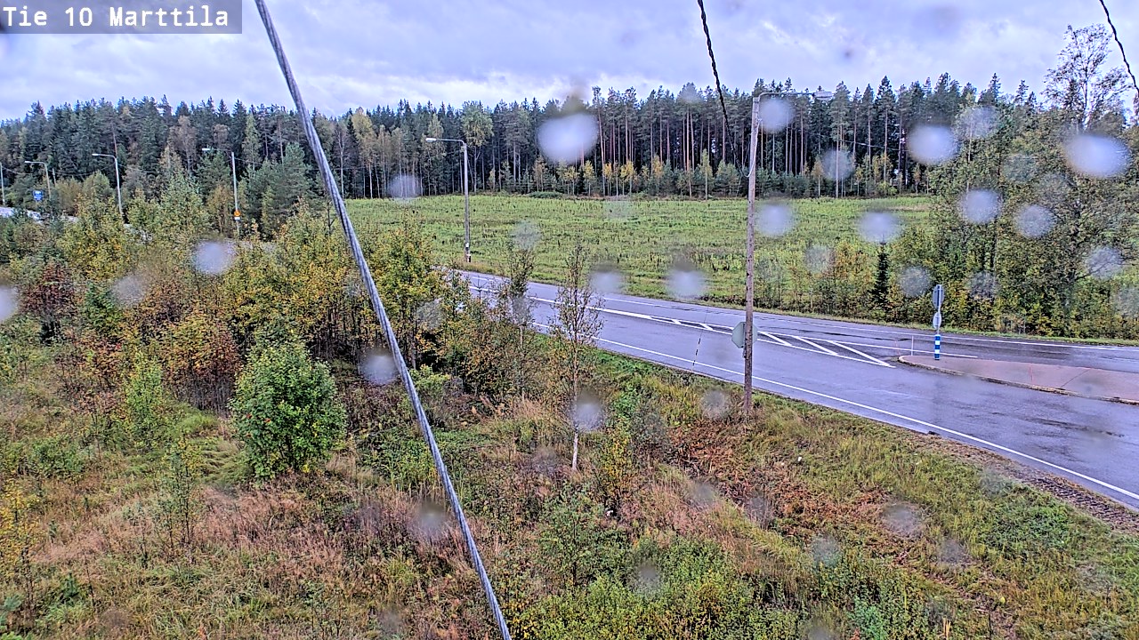Weather Camera Image Väg 10 S:t Mårtens, Marttila, Varsinais-Suomi