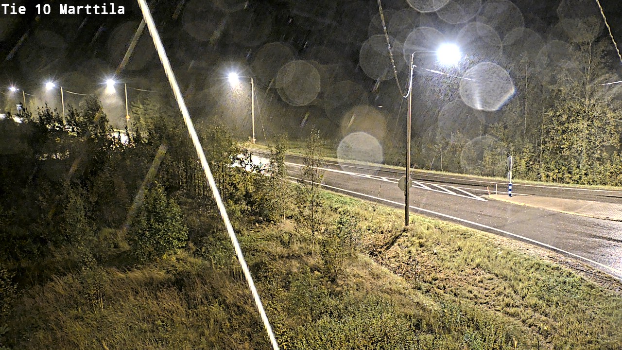 Weather Camera Image Väg 10 S:t Mårtens, Marttila, Varsinais-Suomi