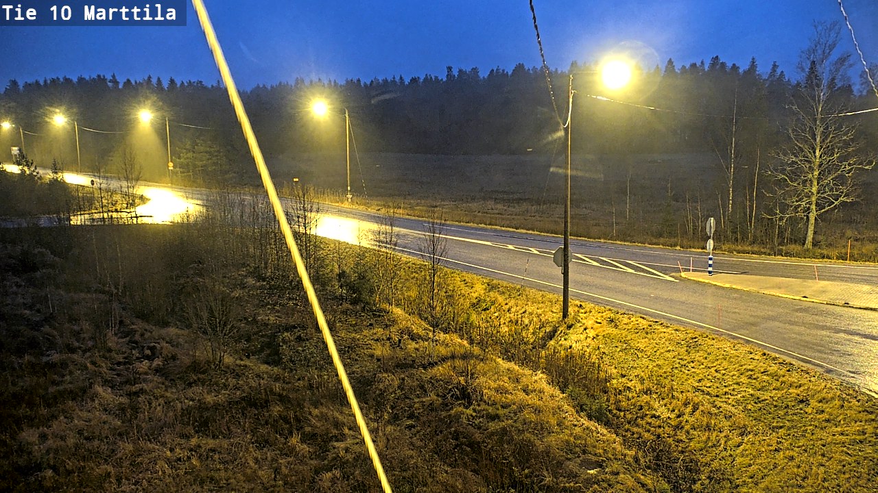 Weather Camera Image Väg 10 S:t Mårtens, Marttila, Varsinais-Suomi