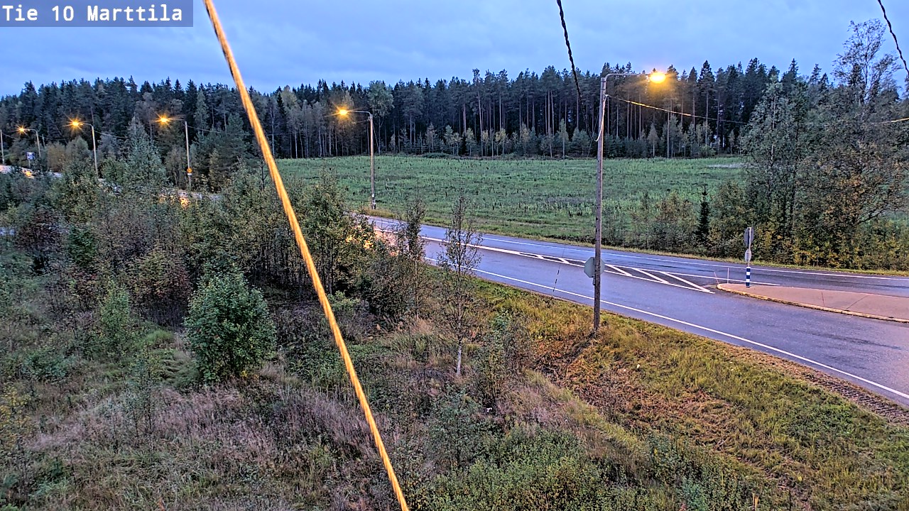 Weather Camera Image Väg 10 S:t Mårtens, Marttila, Varsinais-Suomi