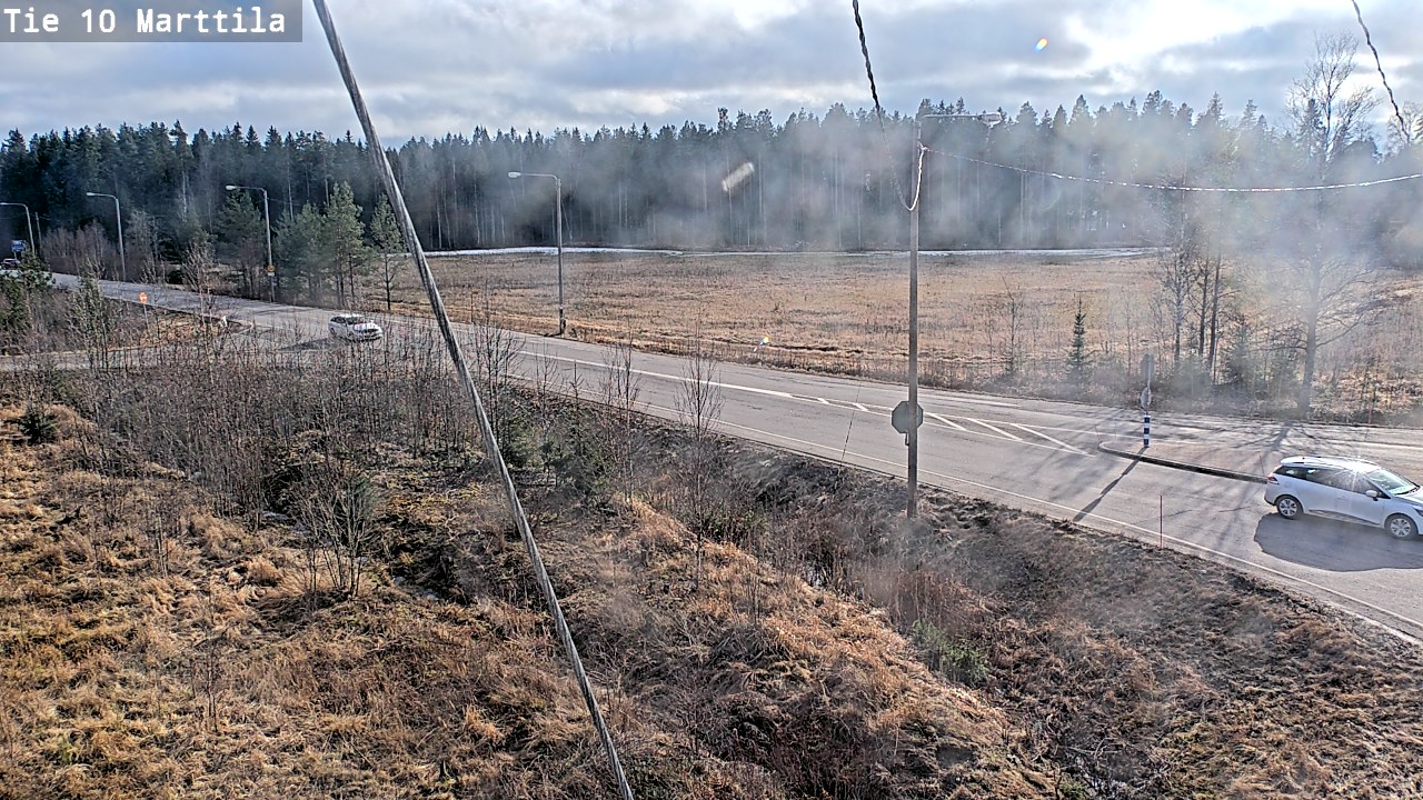 Weather Camera Image Väg 10 S:t Mårtens, Marttila, Varsinais-Suomi