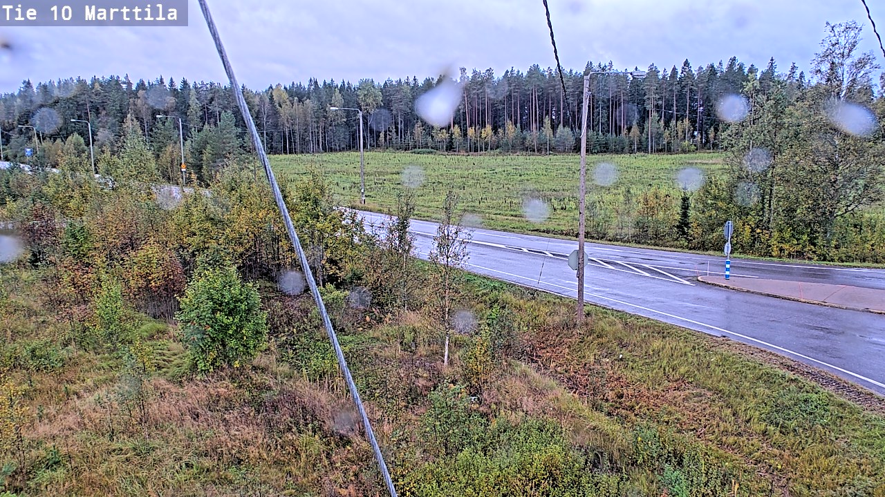 Weather Camera Image Väg 10 S:t Mårtens, Marttila, Varsinais-Suomi