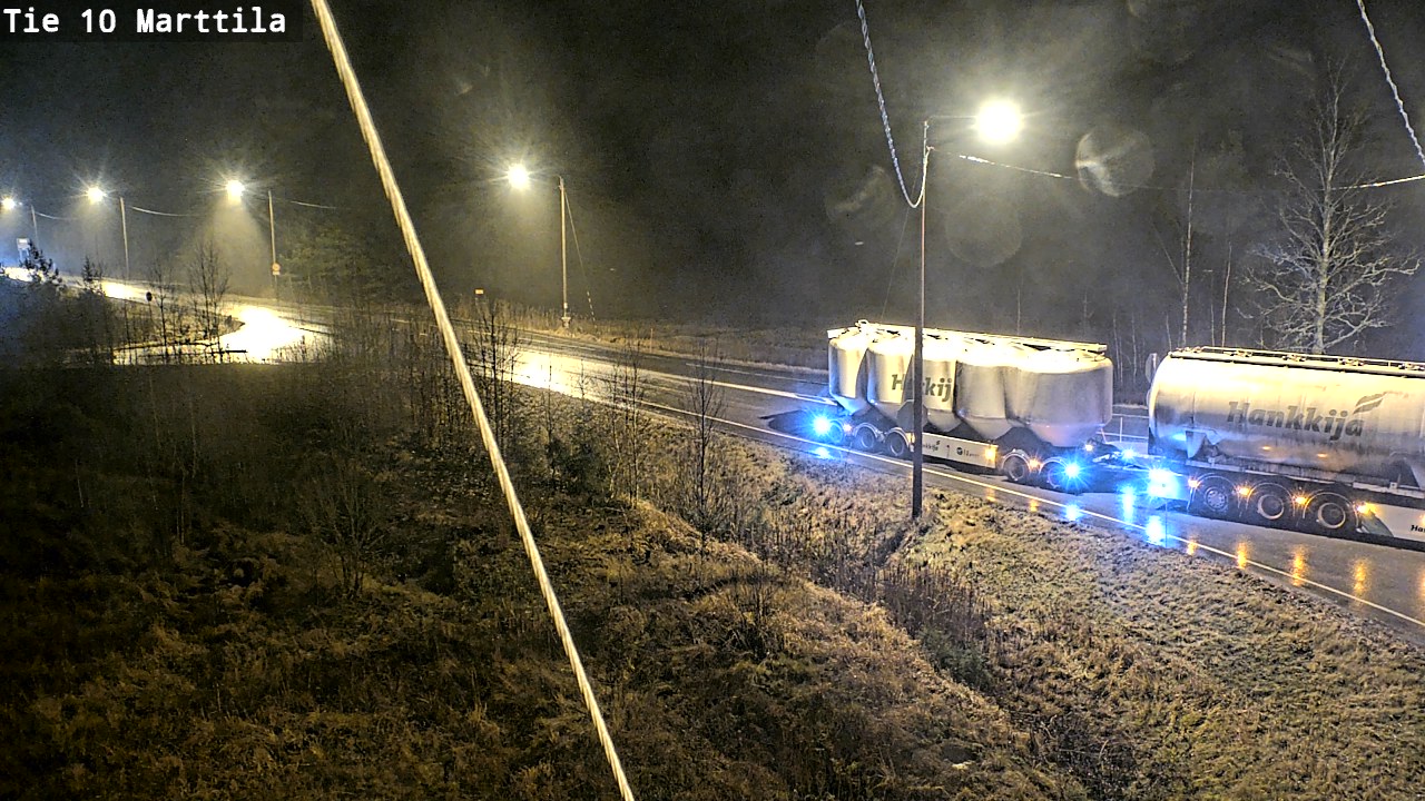 Weather Camera Image Väg 10 S:t Mårtens, Marttila, Varsinais-Suomi