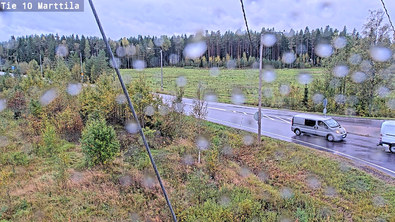 Weather Camera Image Väg 10 S:t Mårtens, Marttila, Varsinais-Suomi