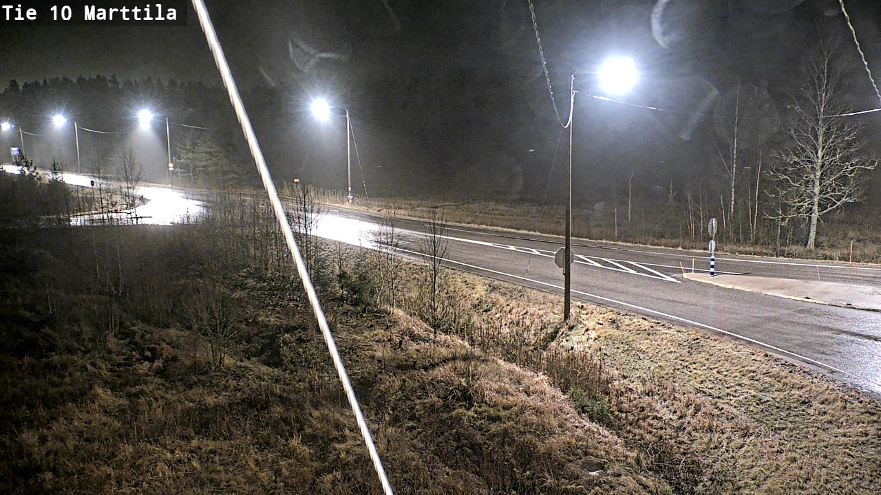 Weather Camera Image Väg 10 S:t Mårtens, Marttila, Varsinais-Suomi