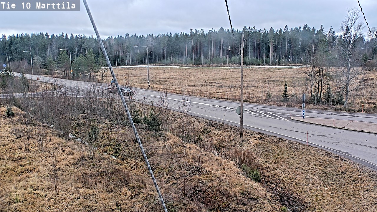 Weather Camera Image Väg 10 S:t Mårtens, Marttila, Varsinais-Suomi