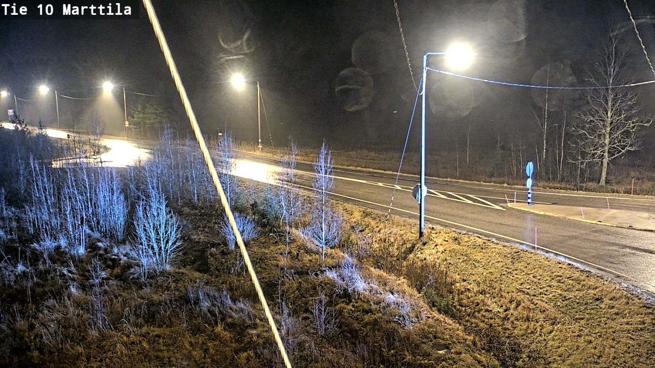 Weather Camera Image Väg 10 S:t Mårtens, Marttila, Varsinais-Suomi