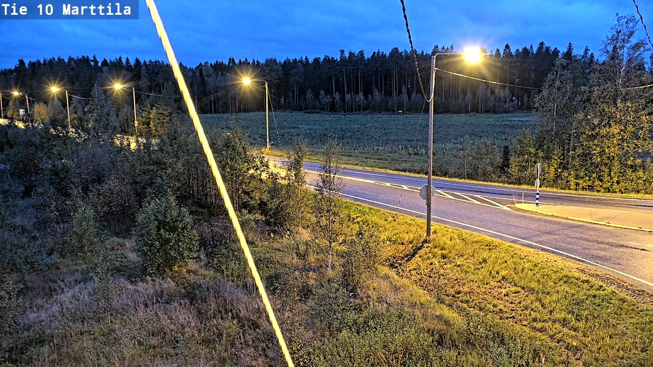Weather Camera Image Väg 10 S:t Mårtens, Marttila, Varsinais-Suomi