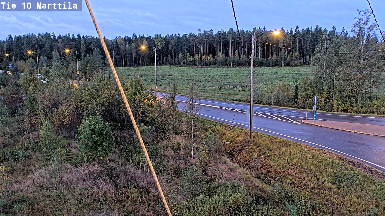Weather Camera Image Väg 10 S:t Mårtens, Marttila, Varsinais-Suomi