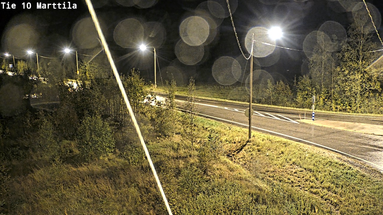 Weather Camera Image Väg 10 S:t Mårtens, Marttila, Varsinais-Suomi