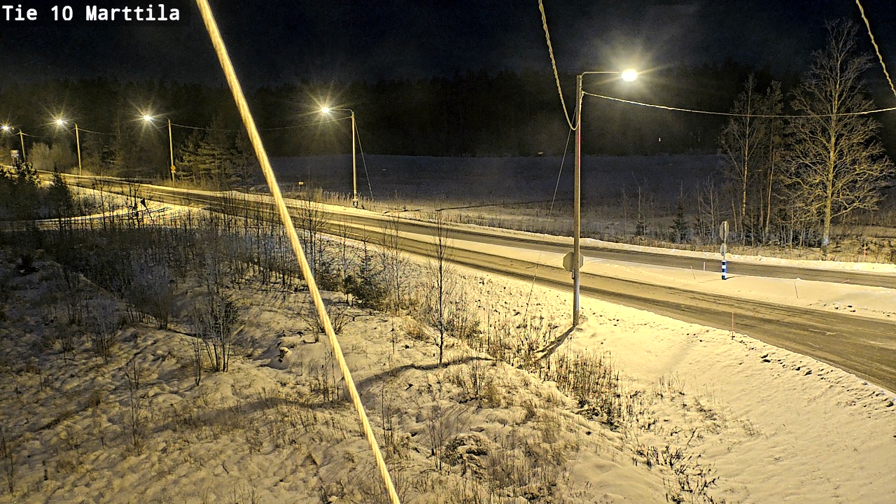 Weather Camera Image Road 10 Marttila, Marttila, Varsinais-Suomi