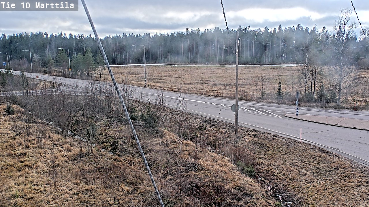 Weather Camera Image Väg 10 S:t Mårtens, Marttila, Varsinais-Suomi