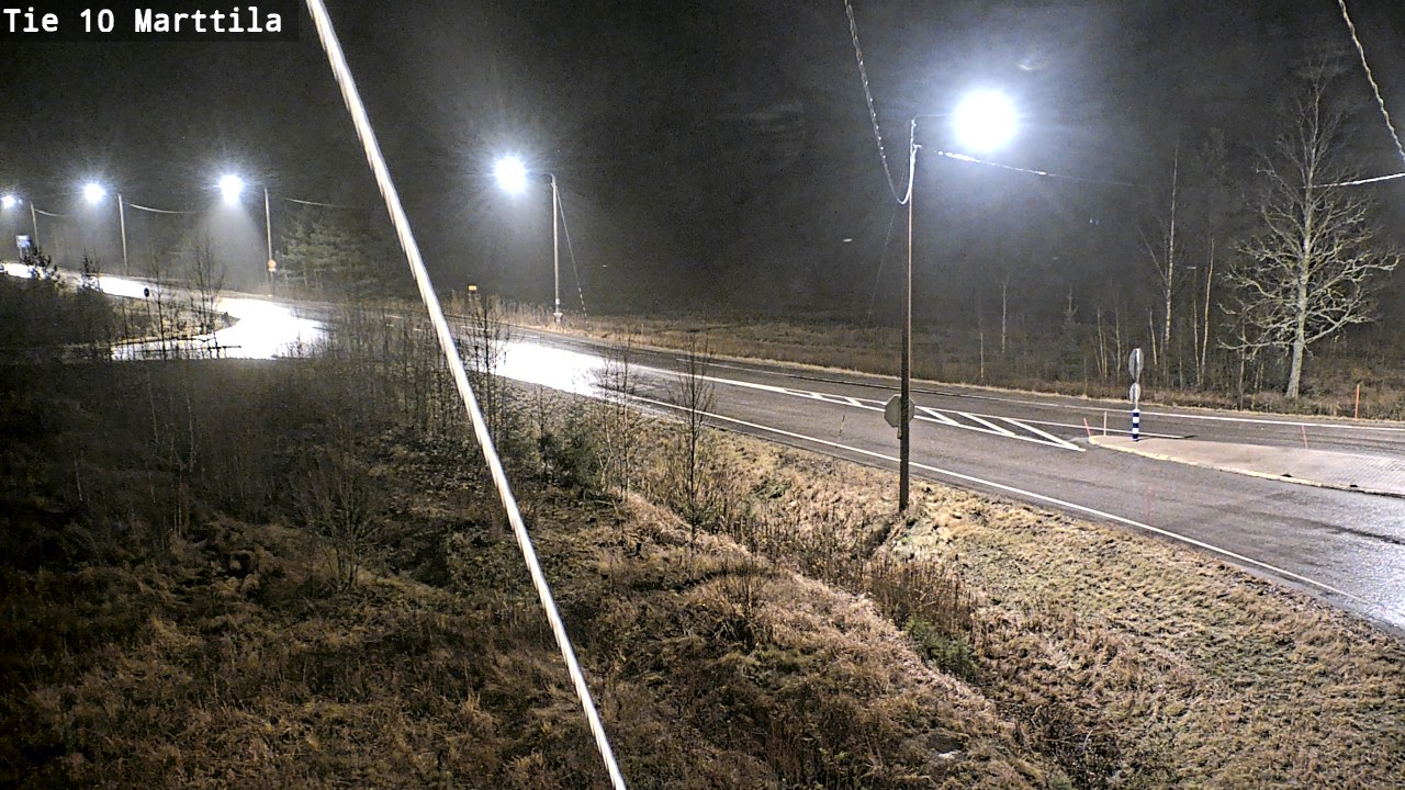 Weather Camera Image Väg 10 S:t Mårtens, Marttila, Varsinais-Suomi