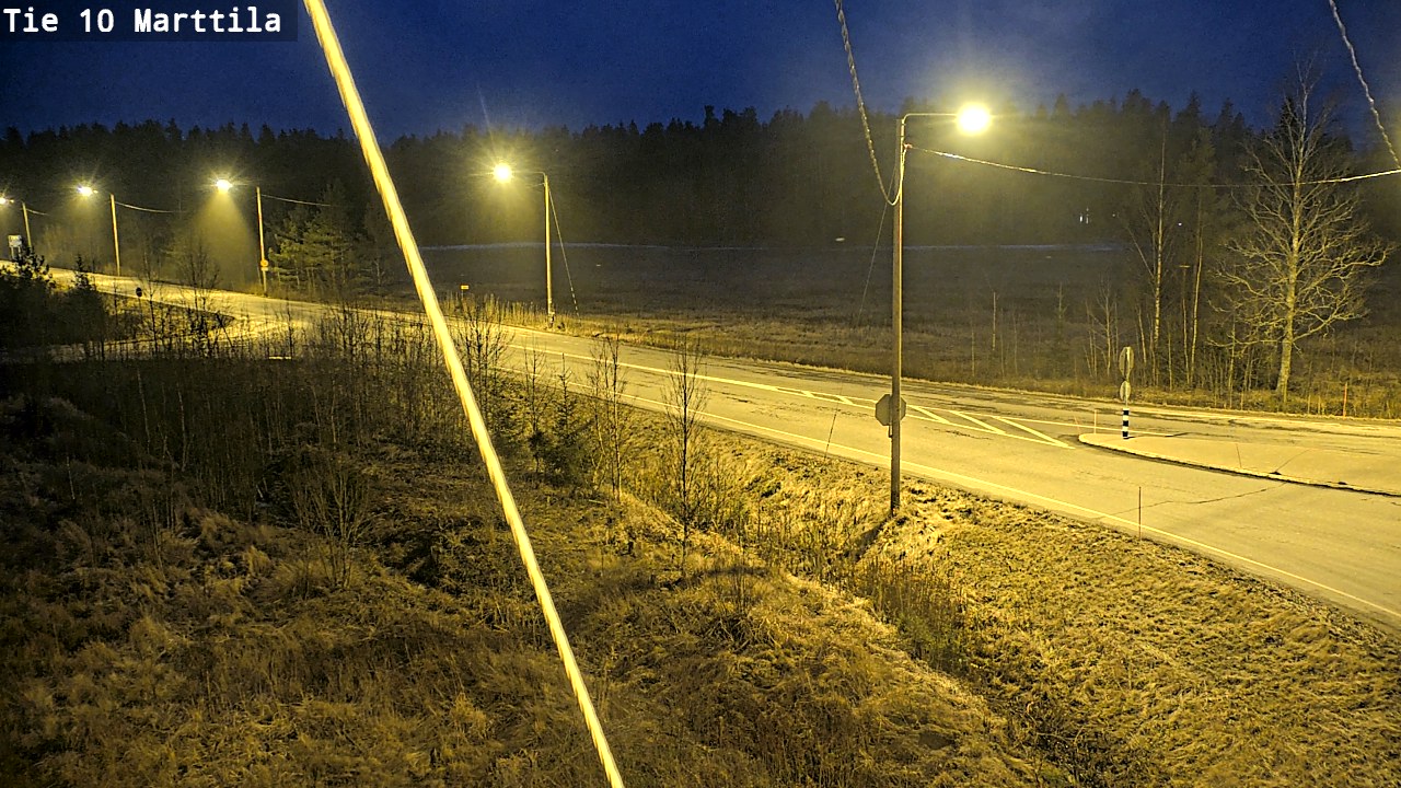 Weather Camera Image Road 10 Marttila, Marttila, Varsinais-Suomi