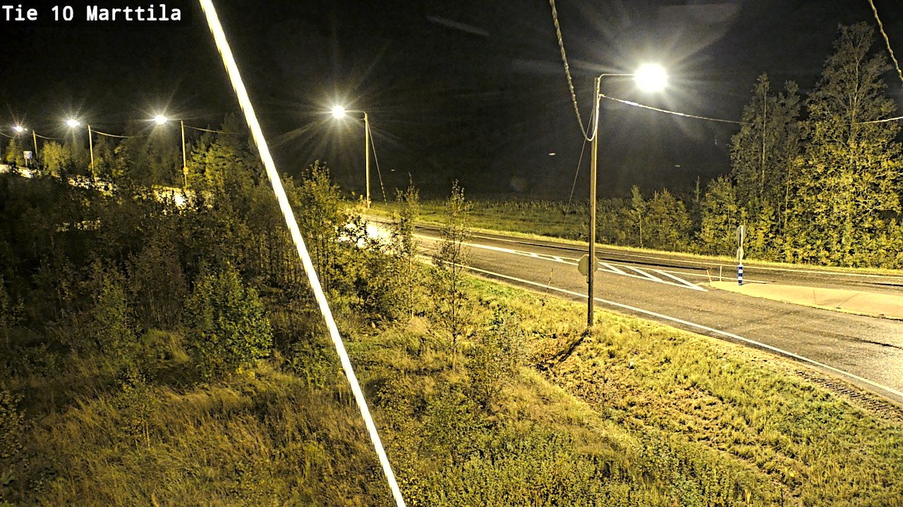 Weather Camera Image Väg 10 S:t Mårtens, Marttila, Varsinais-Suomi