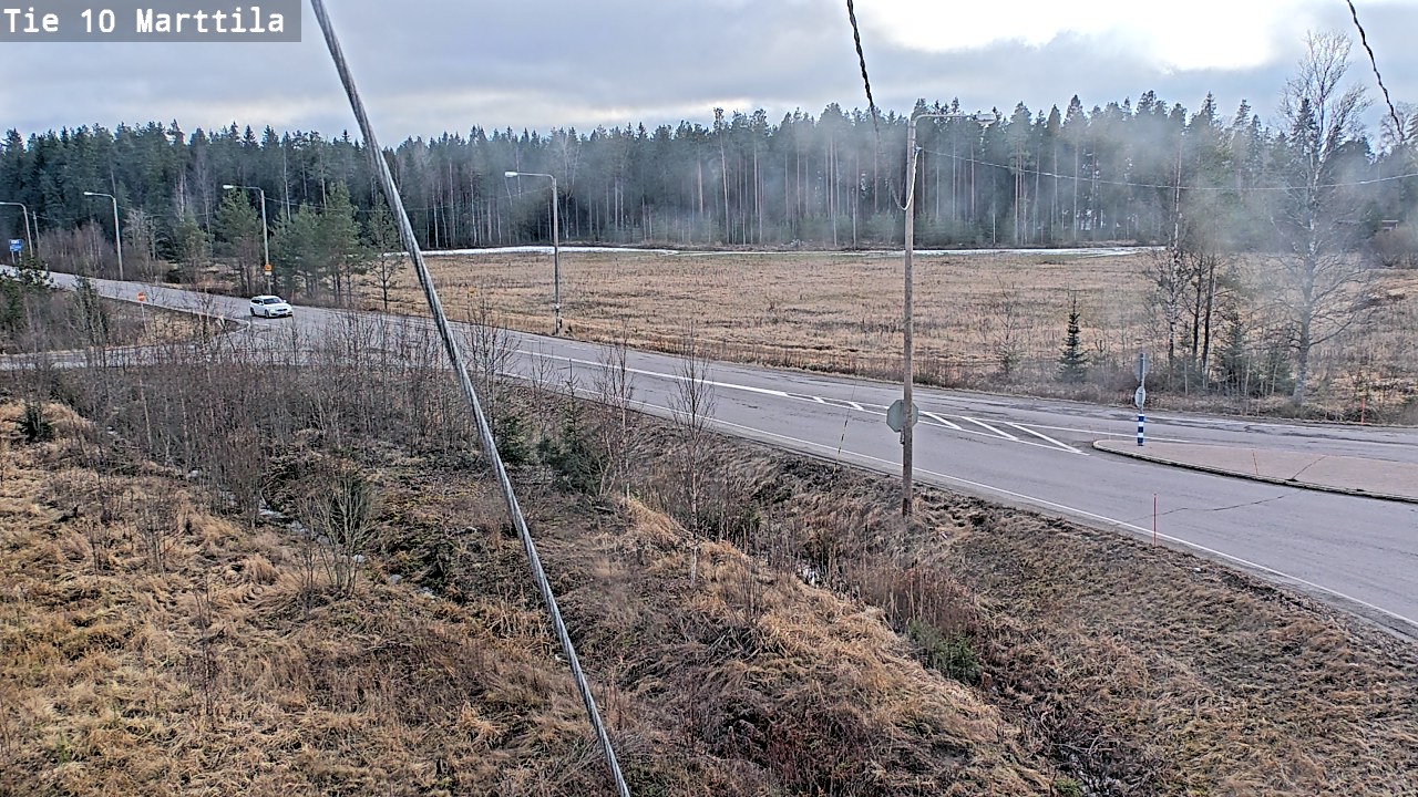 Weather Camera Image Väg 10 S:t Mårtens, Marttila, Varsinais-Suomi
