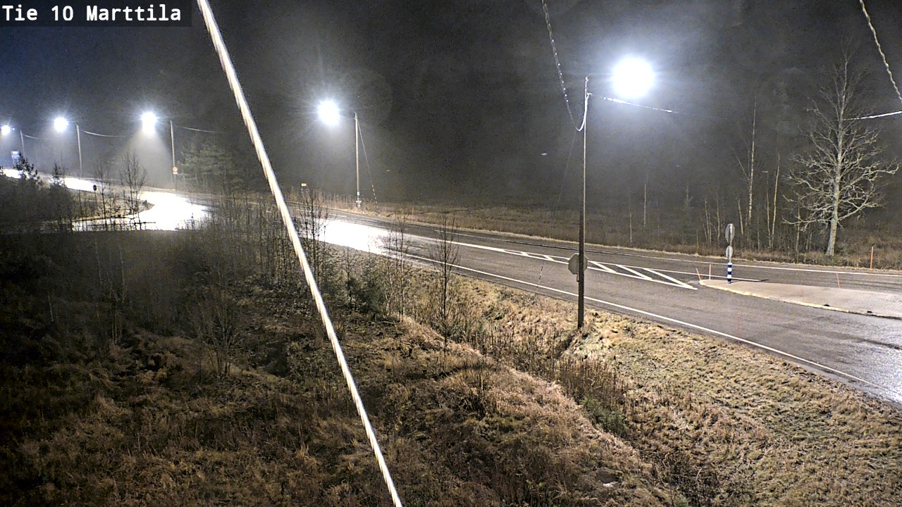 Weather Camera Image Väg 10 S:t Mårtens, Marttila, Varsinais-Suomi