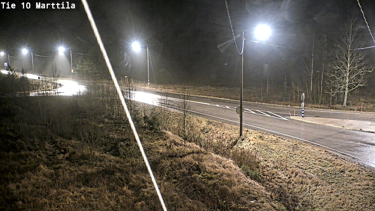 Weather Camera Image Väg 10 S:t Mårtens, Marttila, Varsinais-Suomi