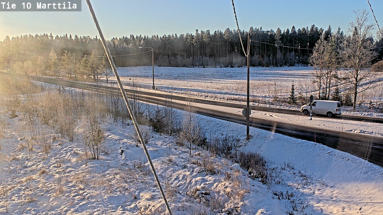 Weather Camera Image Väg 10 S:t Mårtens, Marttila, Varsinais-Suomi